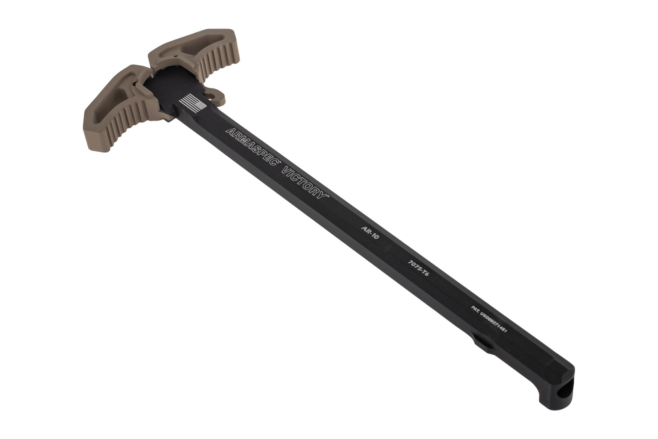 Armaspec Victory AR-10 Ambidextrous Charging Handle - FDE